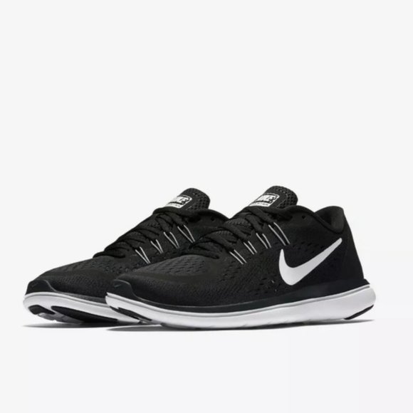 nike flex 2017 rn women's running shoes black